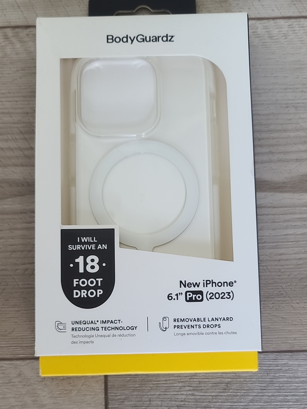 BodyGuardz Clear White Case for iPhone 15 Pro Max 6.1" (2023)